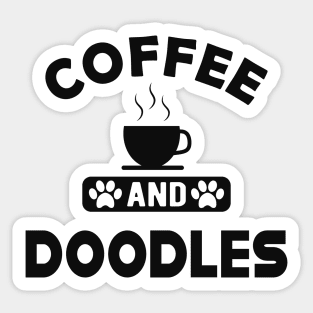 Doodle Dog - Coffee and doodles Sticker